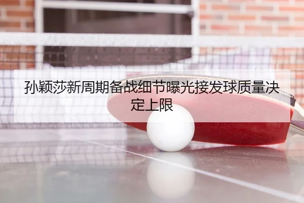 孙颖莎新周期备战细节曝光接发球质量决定上限